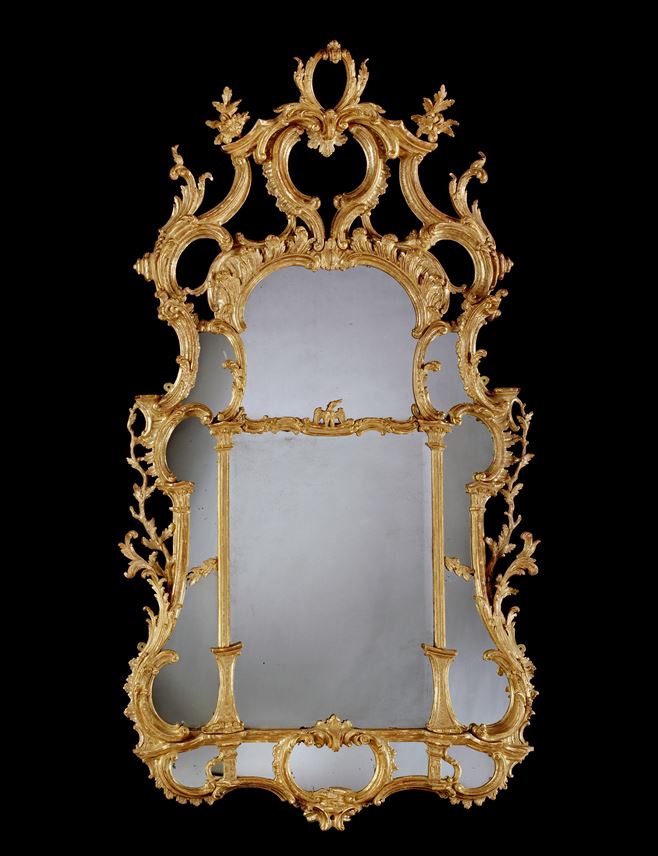 A PAIR OF GEORGE III GILTWOOD MIRRORS  | MasterArt